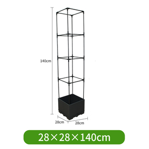 Conteneur de culture carré pour jardinage domestique, vente en gros directe d'usine, pour fleurs et légumes - Product Image 3