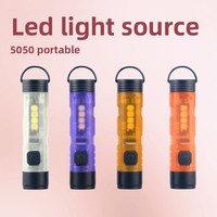 Porte-clés lampe torche LED multifonction en alliage d'aluminium, protection contre les surcharges, fixation magnétique, design ultra-fin, indice de protection IP20