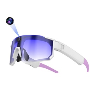 Smart <b>Glasses</b> M95 Dual <b>Camera</b> Sports <b>Glasses</b> <b>With</b> Voice Recognition For Outdoor Cycling And Phone Call - Product Image 4
