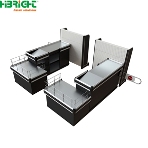 Mostrador de Caja Moderno para Comercio Minorista, Estación de Pago POS para Supermercados y Tiendas de Conveniencia - Product Image 4