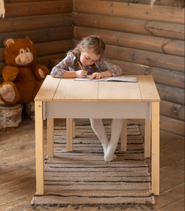 Nursery Montessori bambini camera tavolo legno animali mobili ragazze studio scrivania bambini sedia e tavolo <span class=keywords><strong>set</strong></span> - Product Image 4