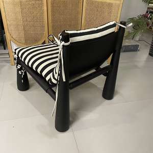 Ghế sofa đơn thư giãn phong cách Bắc Âu hiện đại, chất liệu gỗ nguyên khối, dùng cho phòng khách, phòng ngủ, ghế dài trang trí - Product Image 5