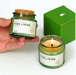 Bougie d'aromathérapie pour chambre à coucher, cœur en bois, cire de soja, parfum durable, ambiance de maison, ornement de luxe léger, cadeau - Product Image 1