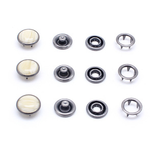 Phụ kiện may mặc Vòng 9.5mm prong Báo Chí Stud kim loại ngọc trai năm móng tùy chỉnh prong Snap Nút thiết lập - Product Image 3