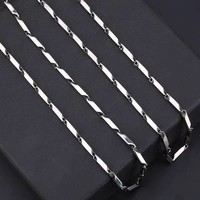 Collier chaîne maille melon en acier inoxydable 3mm Or Acier Noir pour Hommes Femmes Bijoux Hip Hop Accessoires de Mode Cadeau