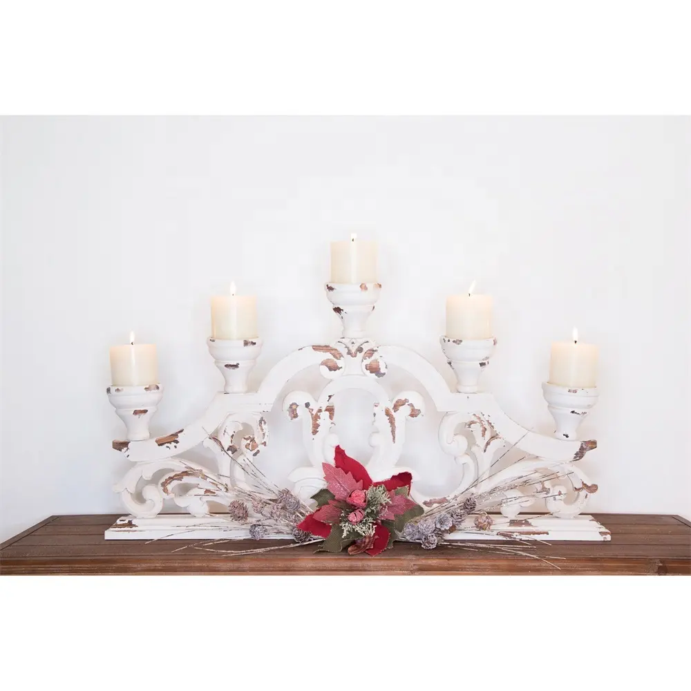 home decor centerpiece floating christmas decorative industrial rustic antique vintage tealight votive wood candle holder
