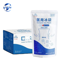 Compresse froide jetable à refroidissement rapide à usage unique (PE + gel de nitrate d'ammonium certifié CE) 100g pour les premiers secours