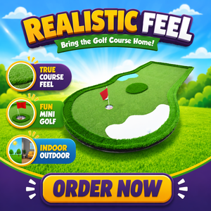 Maßgefertigter Mini-Golfplatz mit 18 Löchern, Freiem Design, Faltbar, Tragbar, Kunstrasen-Golf-Putting-Green - Product Image 2