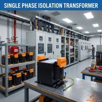 Transformateur de contrôle monophasé à bobinage en cuivre JBK5, transformateur d'isolement de type sec pour équipement de laboratoire et d'essai