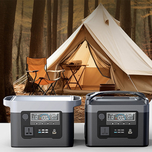 แบตเตอรี่ลิเธียมไอออนพกพาสำหรับใช้งานกลางแจ้ง 220V 2000W ความจุสูง พร้อมหน้าจอ LED ระบบป้องกัน BMS แผงโซลาร์เซลล์ ไฟฉายสำหรับตั้งแคมป์ในรถยนต์ - Product Image 2
