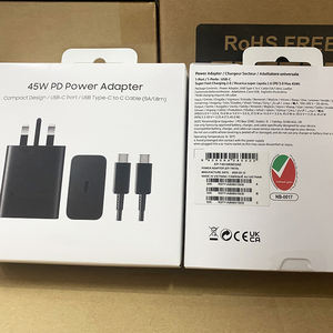 US EU UK Plug 45W Travel <b>Charger</b> Type C Power <b>Adapter</b> USB C Chargeur Fast Charging Android <b>Charger</b> For Samsung Galaxy S25 S24 - Product Image 5