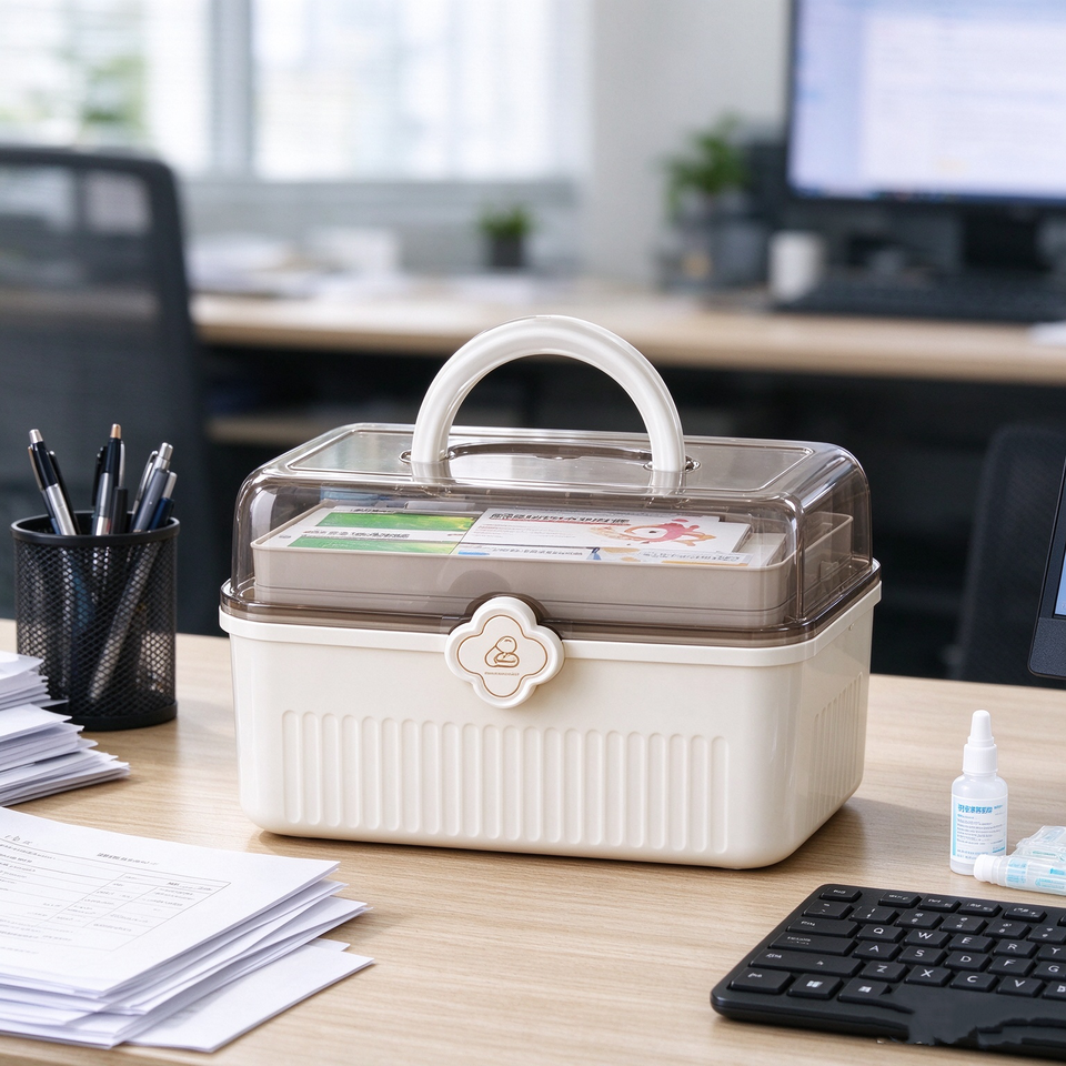PP Plastic 14-compartment Rectangular Box Double-sided Opening Creative ...