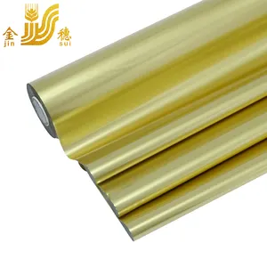 JINSUI Wenzhou Supplier Professional Matte Gold Colour Hot Stamping Foil For Plastic Label