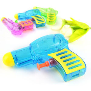All'aperto per l'estate RunningMan divertente colorato leggero in plastica pistola ad acqua per bambini giocattolo da spiaggia trasparente sparatutto - Product Image 3