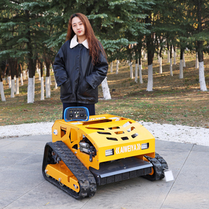 Tondeuse à gazon multifonctionnelle intelligente à rotation zéro, tout-terrain, avec télécommande, chenilles en caoutchouc incassables, désherbant AWY-55 - Product Image 1