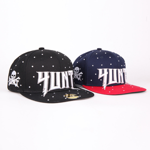 Bán buôn Chất lượng cao hip hop thể thao Mũ bóng chày cổ điển Mũ Snapback tùy chỉnh phẳng vành được trang bị mũ - Product Image 3