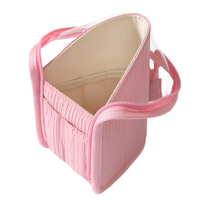 Sac de maquillage transparent sur mesure Fuliya avec logo, organiseur de voyage portable pour cosmétiques et pinceaux