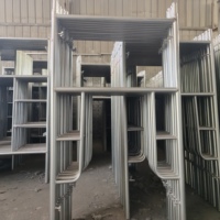 Andamios Móviles Industriales de Alta Resistencia, Material de Construcción de Estructuras Metálicas, Plataforma de Andamios con Marco en H, Escaleras
