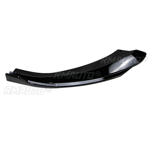 Gloss Black/Carbon Look ABS Front Bumper Lip Spoiler <b>Splitter</b> Diffuser Body Kits Tuning for Kia EV6 2021 2022 2023 - Product Image 5