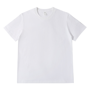 เสื้อยืดคอกลมแขนสั้นทรงปกติ น้ำหนัก 230 กรัม สไตล์ใหม่ประจำฤดูร้อน สำหรับผู้ชายและผู้หญิง สีพื้น  รับสกรีนโลโก้ตามแบบ ขายส่ง - Product Image 6