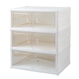 Moderno Zapatero Plegable con Doble Puerta, Ecológico, para la Entrada del Hogar - Product Image 2