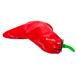 Chapeau de piment Luling Yaoyao, taille unique, rouge, accessoire de fête costumée, tenue de scène pour jeu de rôle adulte - Product Image 5