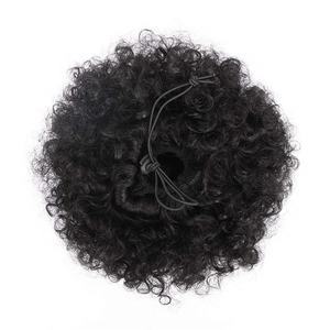 Code di cavallo sintetiche da 8 pollici <span class=keywords><strong>Afro</strong></span> crespo riccio <span class=keywords><strong>extension</strong></span> <span class=keywords><strong>capelli</strong></span> sintetici Chinon <span class=keywords><strong>capelli</strong></span> ciambella crespo <span class=keywords><strong>Afro</strong></span> Chignon - Product Image 4