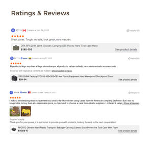 Valise portable personnalisée APC030 pour 24 montres, boîte en aluminium, étui de transport pour équipement de <span class=keywords><strong>barbier</strong></span> - Product Image 4