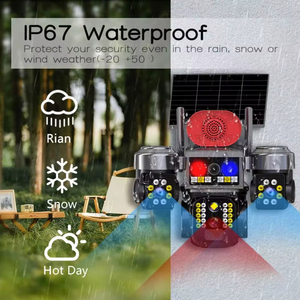<b>Wireless</b> WiFi IP65 Solar Panel 8W Security Smart Remote Monitoring <b>System</b> <b>Camera</b> Outdoor Protection With Cloud Storage - Product Image 6
