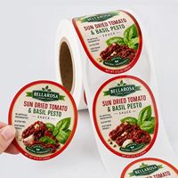 Autocollants personnalisés autocollants en vinyle imperméables pour étiquettes de marque, idéaux pour les bouteilles de sauce chili, l'emballage des assaisonnements et l'impression d'étiquettes d'épices.