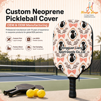Housse de protection souple personnalisée en néoprène pour raquette de pickleball, idéale pour les équipes sportives et les clubs (vente en gros)