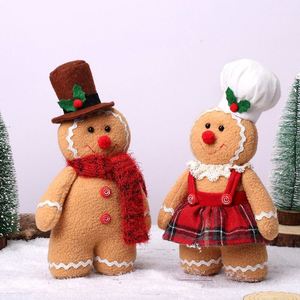 Wholesale <b>Gingerbread</b> <b>Man</b> Plush Toy Christmas <b>Decoration</b> for Home & Tree, Eco-Friendly, Low MOQ Custom - Product Image 1