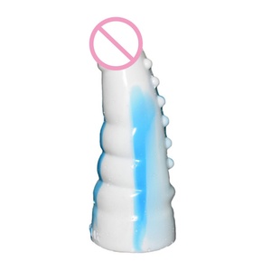Faak - Masajeador de Clítoris con Forma de Pene Grande, Dildo Anal de Bambú Grueso, Juguete Sexual Erótico, Masturbador Anal, Dildo de Cuerno de Buey para Mujeres - Product Image 1