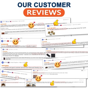 Boshiho New Style Bifold Vintage Men's <b>Wallet</b> Us Dollar Bill Pattern Foldable Genuine Leather Credit Card Holder <b>RFID</b> <b>Blocking</b> - Product Image 2