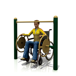 Equipo de <span class=keywords><strong>Ejercicio</strong></span> <span class=keywords><strong>para</strong></span> Exteriores <span class=keywords><strong>para</strong></span> Personas con Discapacidad, <span class=keywords><strong>Parques</strong></span> de <span class=keywords><strong>Ejercicio</strong></span>, Escuelas de Educación Especial, Ejercitador de Extremidades Superiores Compatible con Sillas de Ruedas - Product Image 1