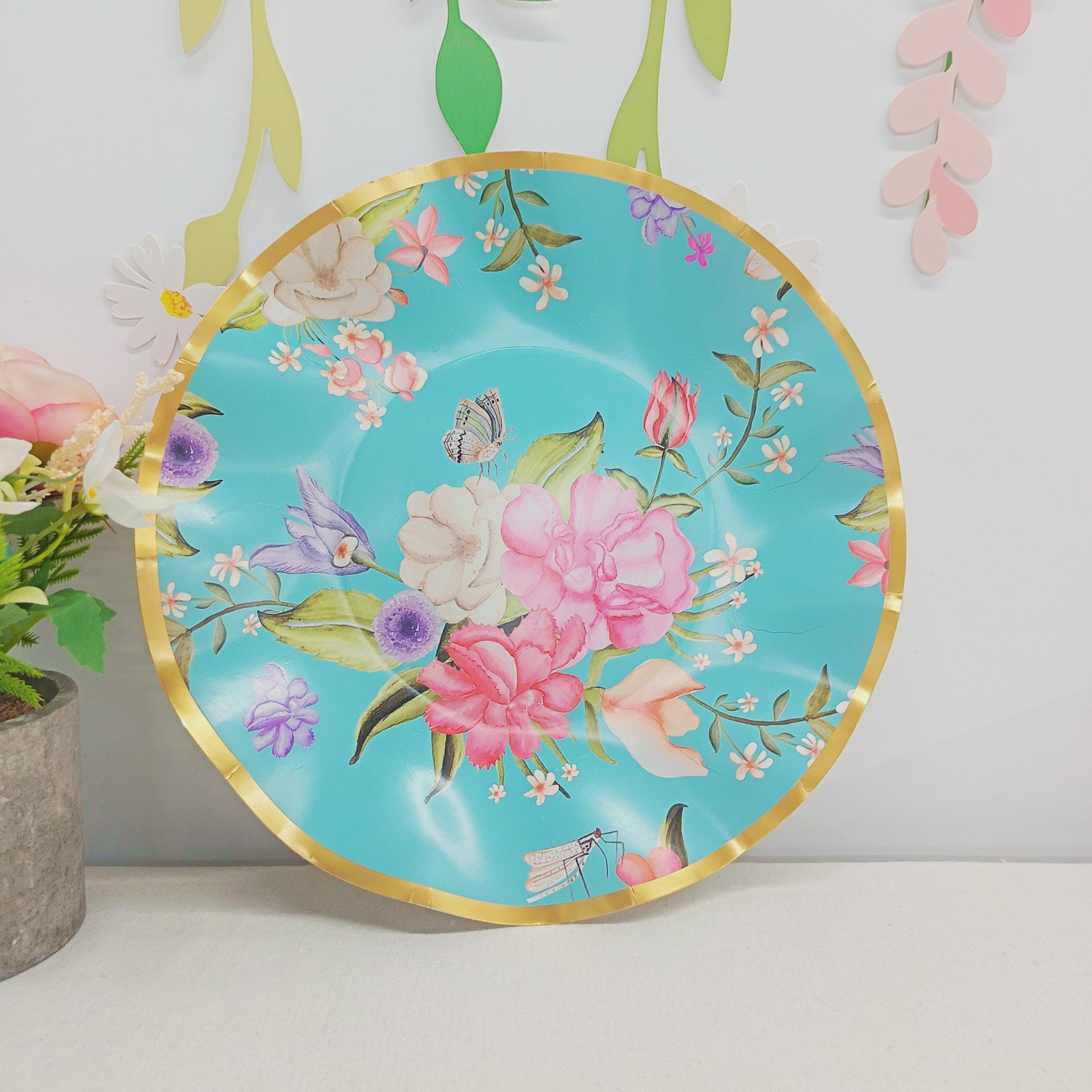 green 10.5inch plate*8pcs