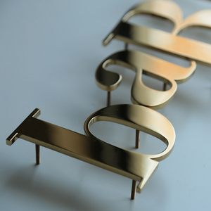<span class=keywords><strong>Tag</strong></span> Label pelat logam kustom mode Logo kantor tanda huruf logam tanda huruf Logo baja tahan karat - Product Image 3
