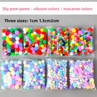 Kit de fabrication de boules en peluche pompon faites à la main, 14 ans d'expérience, unisexe, coloré, matériau hautement élastique, bâtonnets créatifs à torsionner