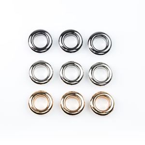 עפעפי נחושת פרימיום עם ציפוי חבית, זהב אחיד בצבע כסף עבור בגדים עמידים (10-50 מ "מ) - Product Image 6