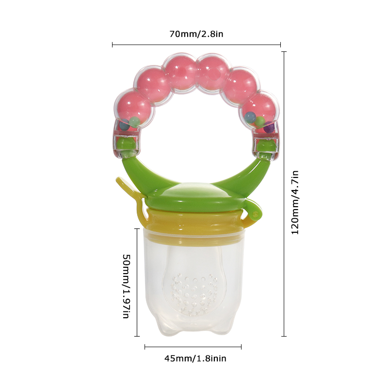 Hot Sale BPA Free soft Baby Feeding Fresh Fruit Food Safe Food Grade Silicone Feeder Toy