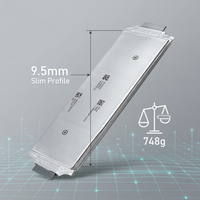 Baterai Li Polymer SK 3.7V 60.3Ah Ncm Pouch Cell Densitas Energi Tinggi 1500 Siklus untuk Ev, Sepeda Listrik, Skuter, dan Drone