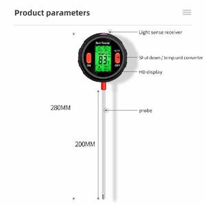 정원 온실 및 실내 식물을 위한 5-in-1 LCD 디스플레이 토양 테스터 습도PH 온도 습도 및 빛 측정 - Product Image 3