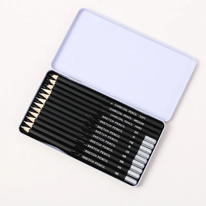 Set di 12 Matite da <span class=keywords><strong>Disegno</strong></span> H 8B in Grafite con Mina Nera, Confezione in Scatola di Legno per <span class=keywords><strong>Disegno</strong></span> <span class=keywords><strong>e</strong></span> Ombreggiatura - Product Image 6
