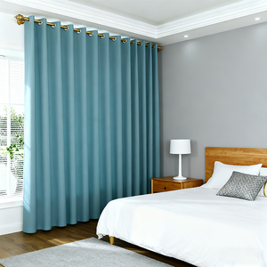 ผ้าม่านสีทึบสำหรับห้องนั่งเล่นผ้าม่านกันแสงสีสูงแบบโมเดิร์นออกแบบได้ตามต้องการ - Product Image 1