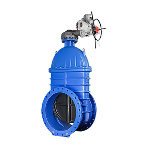 วาล์วประตูแบบซีลนุ่มหน้าแปลนขนาดใหญ่ รุ่น Z945X-16Q พร้อมตัววาล์ว QT450 สำหรับระบบประปาในเขตเทศบาล - Product Image 3