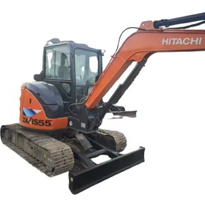 Excavatrice hydraulique diesel de taille mini HITACHI ZX55 d'occasion d'origine en excellente condition de fonctionnement de haute qualité à vendre - Product Image 1