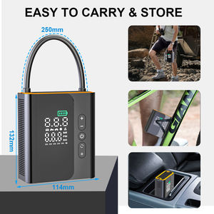 เครื่องเติมลมยาง2025แบบพกพาปั๊มลมอัตโนมัติ12V พร้อมมาตรวัดความดันปั๊มสุญญากาศสำหรับรถยนต์ - Product Image 5