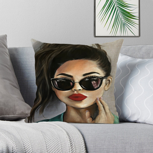 Funda de cojín de Mujer Africana decorar casa sofá funda de almohada africana - Product Image 3
