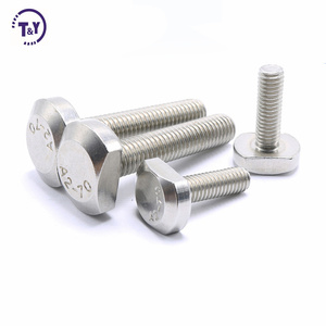 M6 M8 M10 M12 <span class=keywords><strong>DIN</strong></span> <span class=keywords><strong>912</strong></span> <span class=keywords><strong>Inox</strong></span> 303 Mango de aluminio Ranura T Perno - Product Image 5