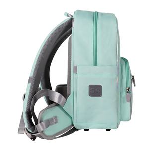 Popular diseño moda gran oferta bolsa conjuntos impermeable brillo tela mochila Linda mochila escolar para niñas mochila conjunto verde - Product Image 3